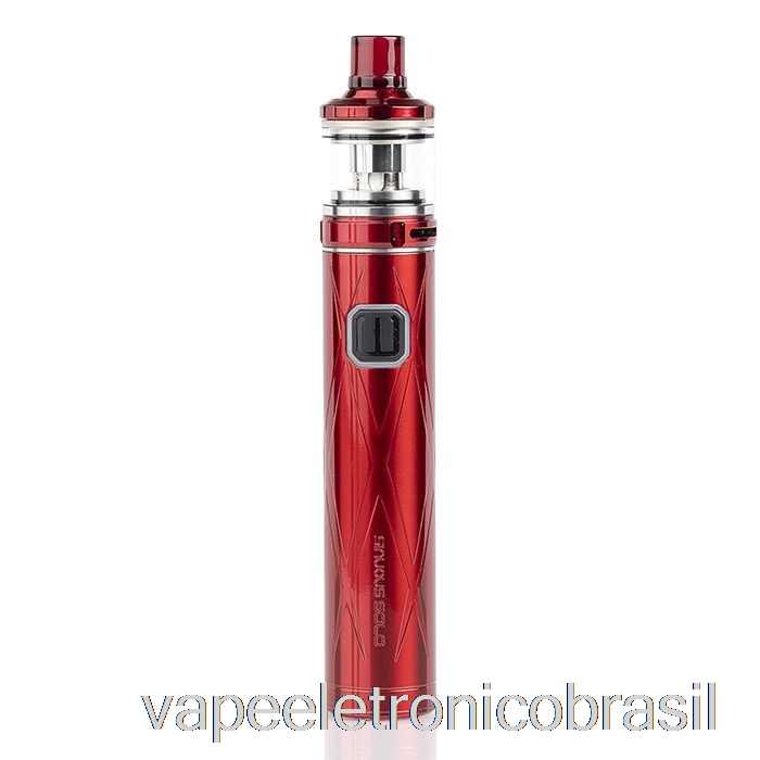 Vape Recarregável Wismec Sinuous Solo 40w Starter Kit Vermelho